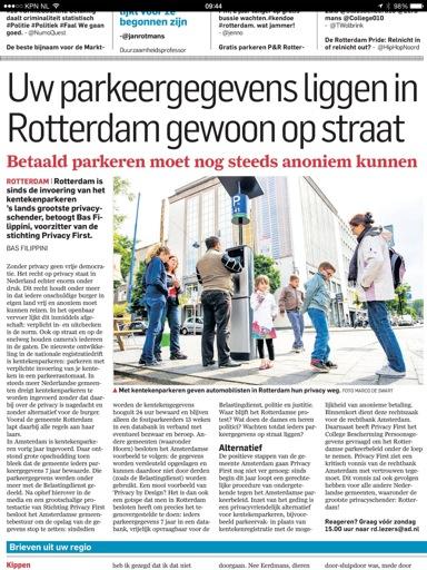 AD/Rotterdams Dagblad 27 september 2014