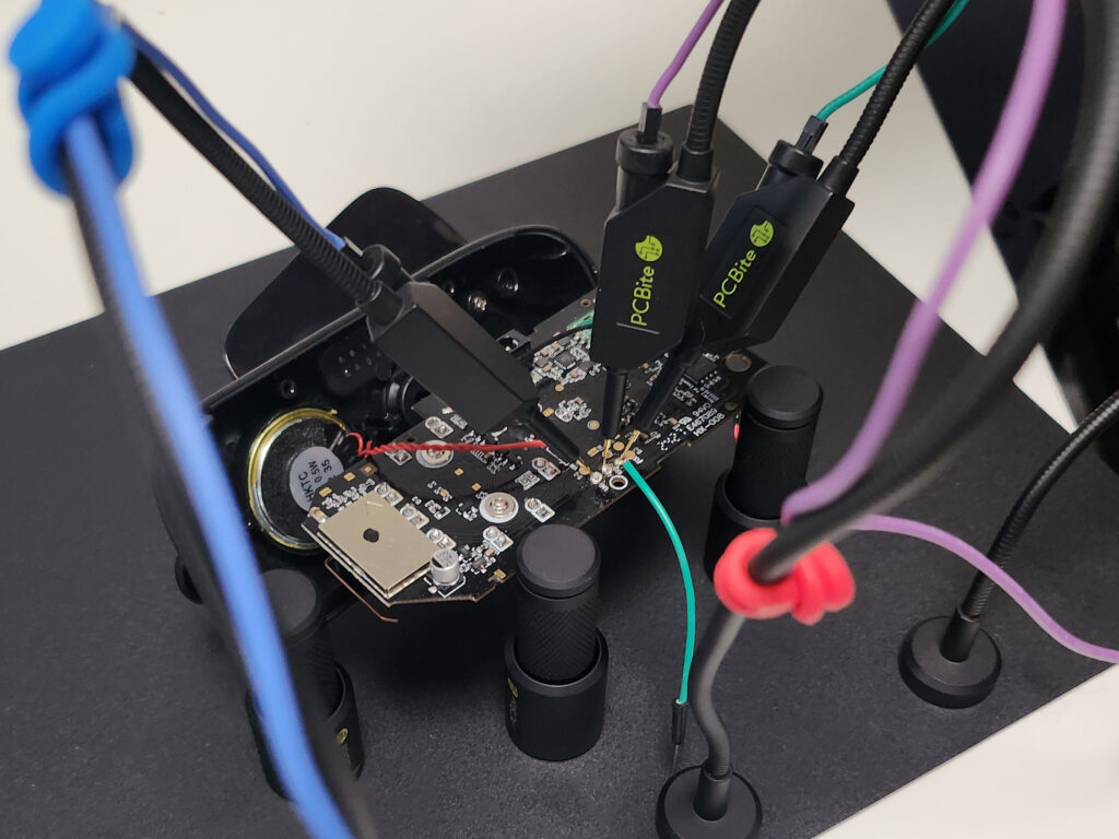 Luvion baby monitor on the rack